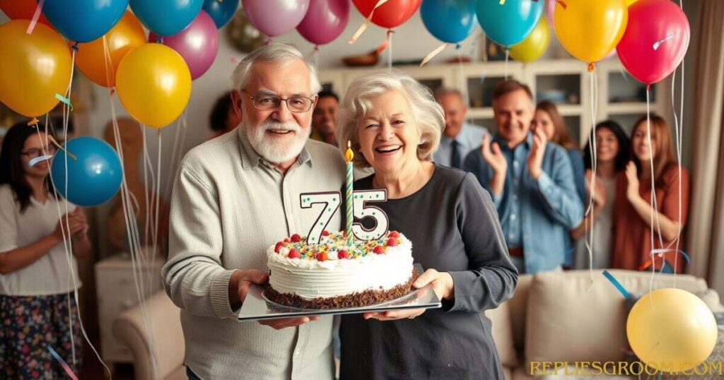 Happy 75th Birthday Wishes
