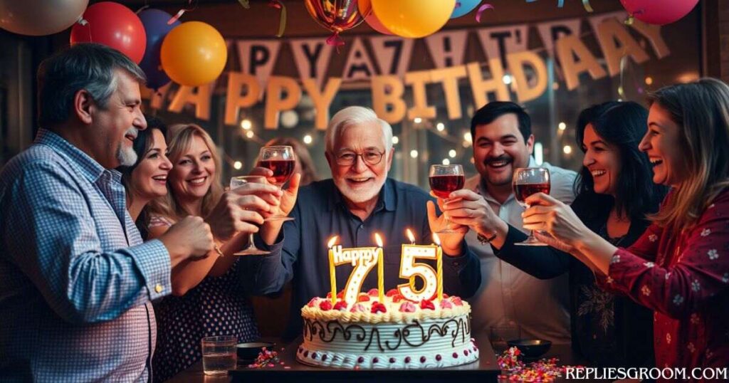 Male 75th Birthday Wishes