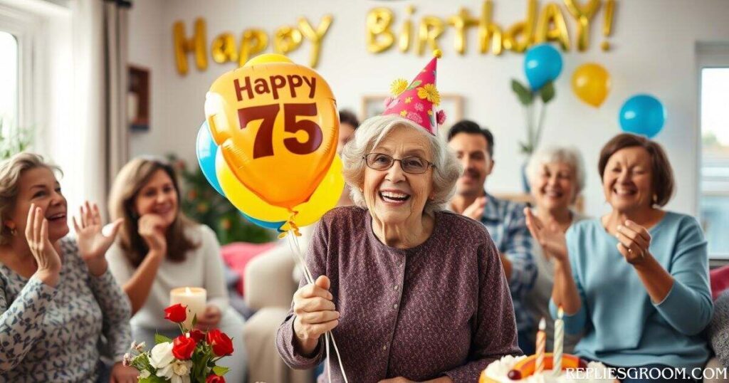 75th Birthday Wishes Female