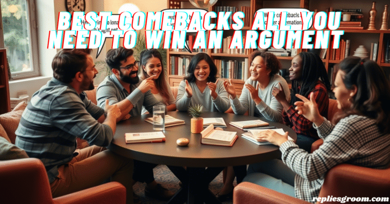 50+ Best Comebacks All You Need