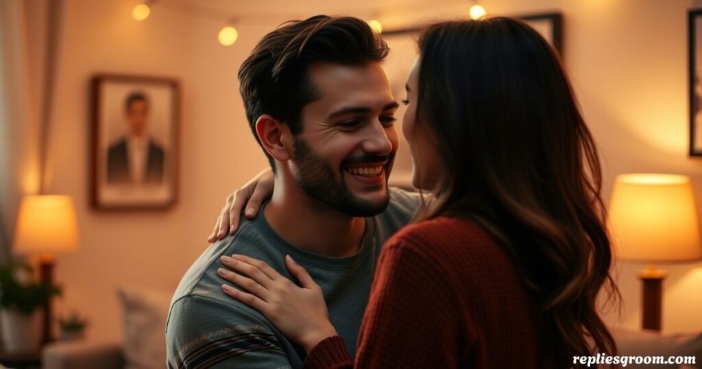 Flirty Response to I Miss You to Partner