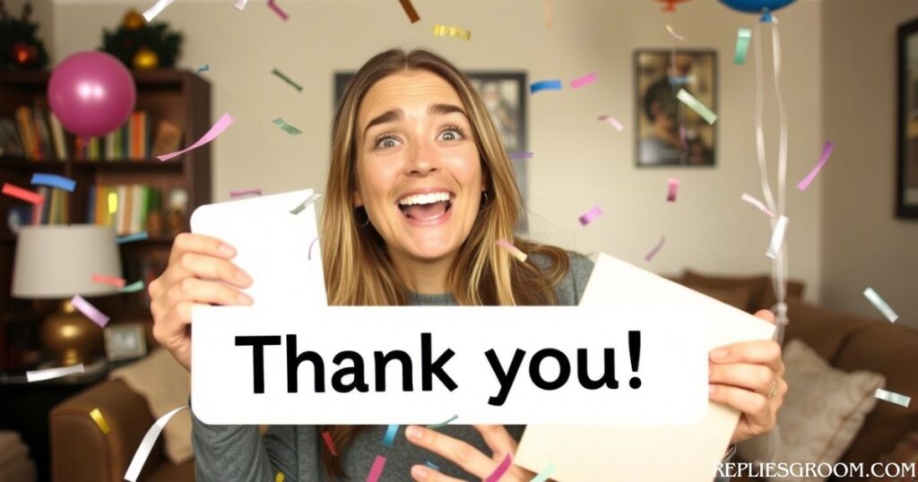Funny Birthday Thank You Response