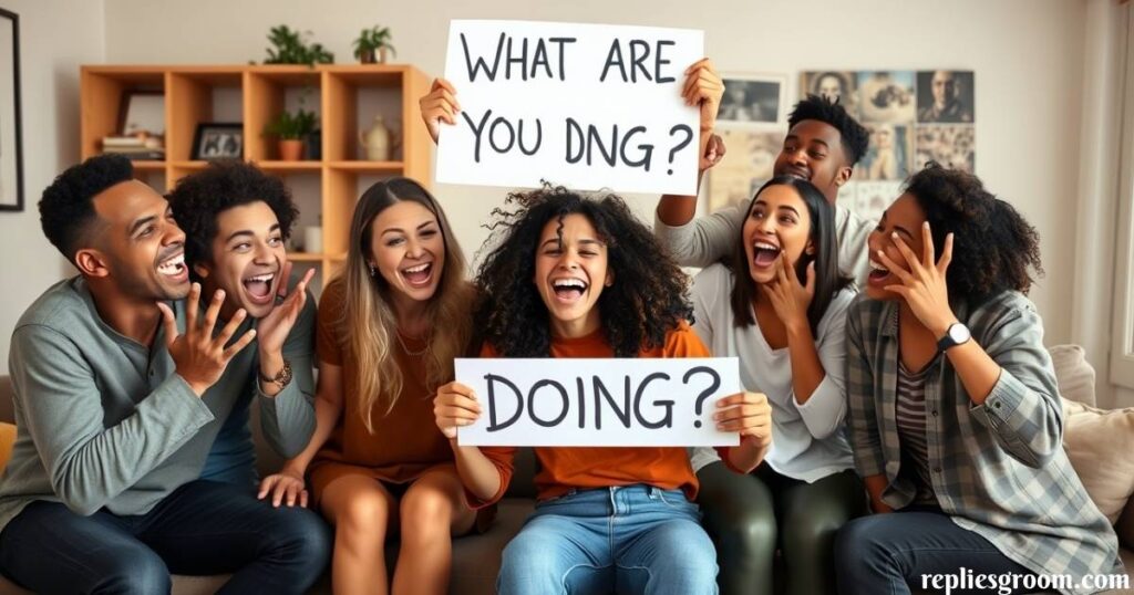 Funny Responses to What Are You Doing