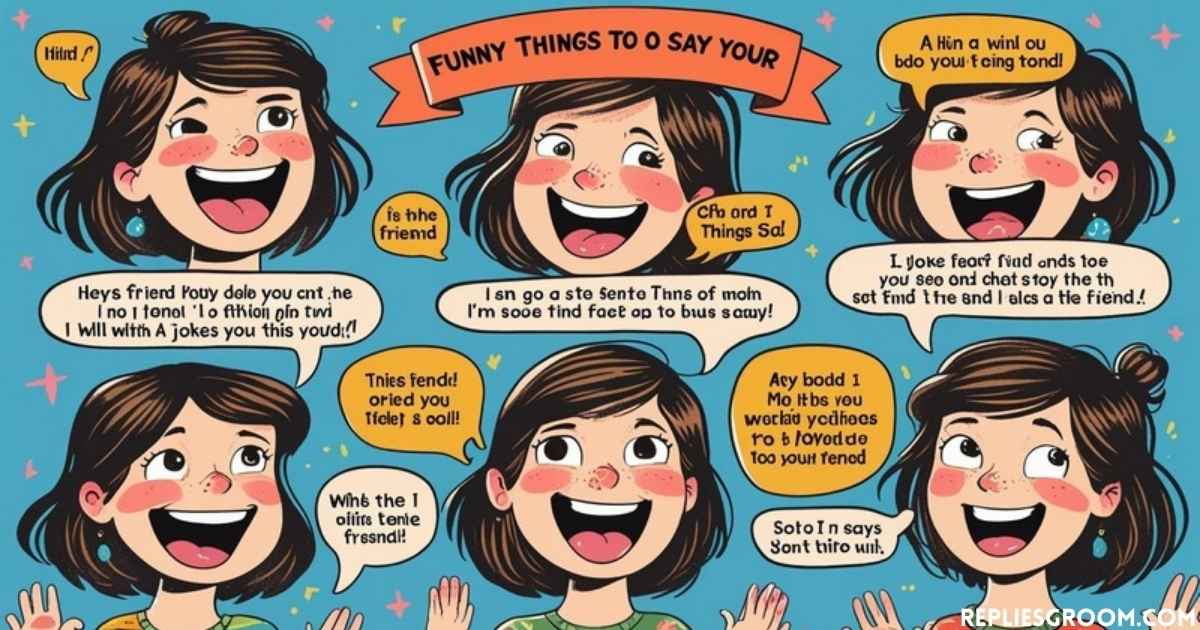 Funny Things to Say to Your Friend