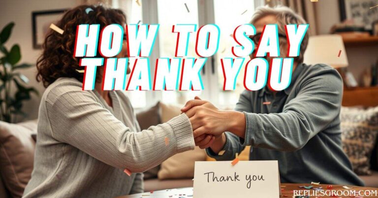How to Say Thank You