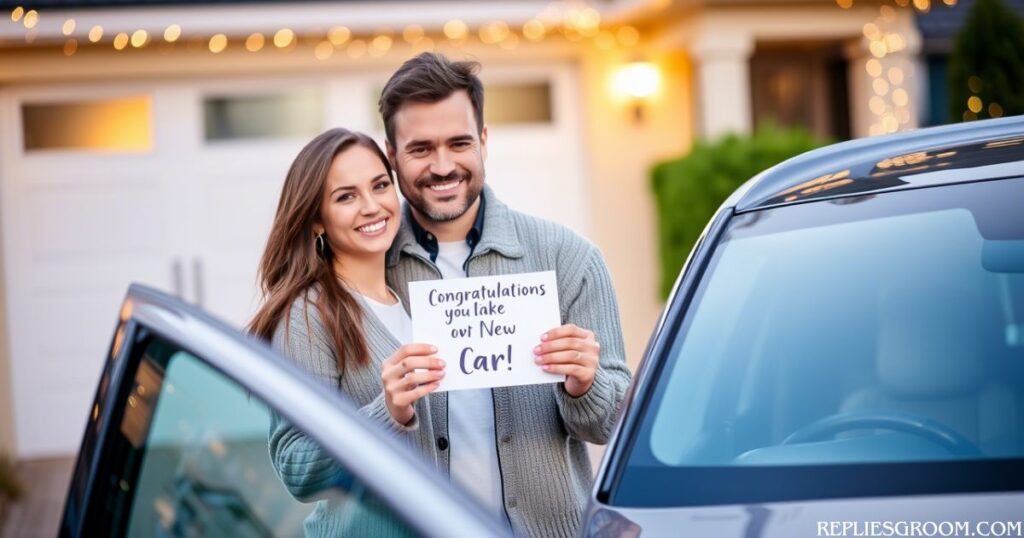Messages To Husband Congratulate For New Car
