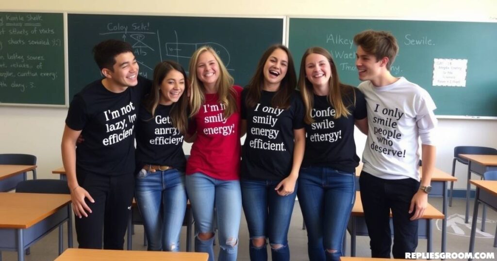Sarcastic Shirt Quotes to Roast Your Classmates