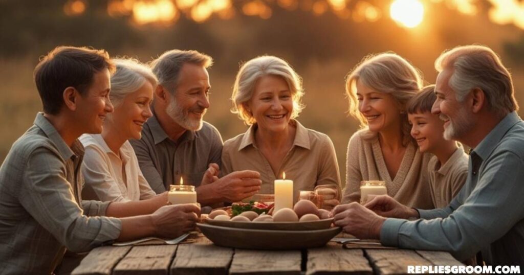 Sharing Thoughtful Message with Family