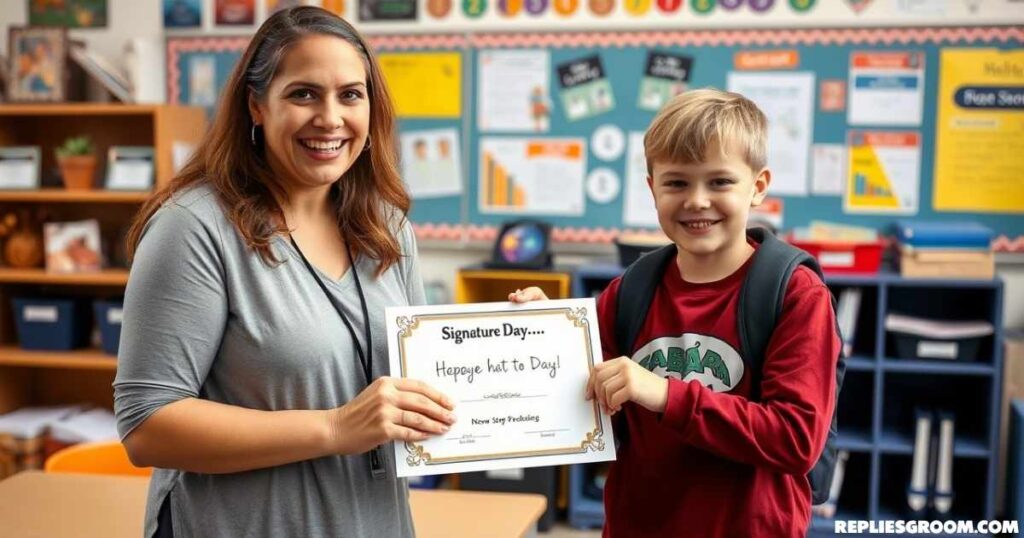Signature Day Quotes for Students from Teachers