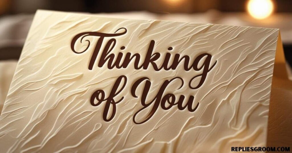 Thinking Of You Text