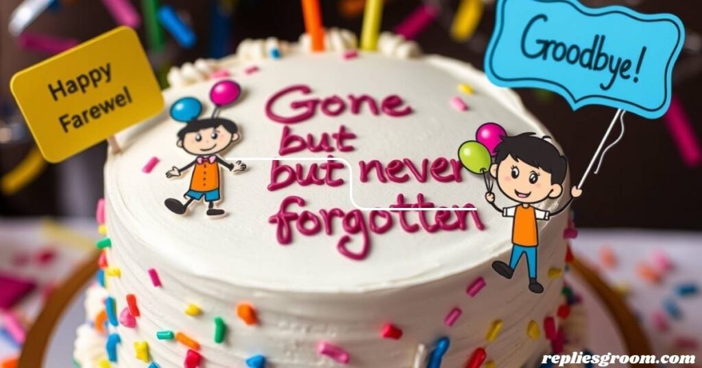 Funny Farewell Cake Messages