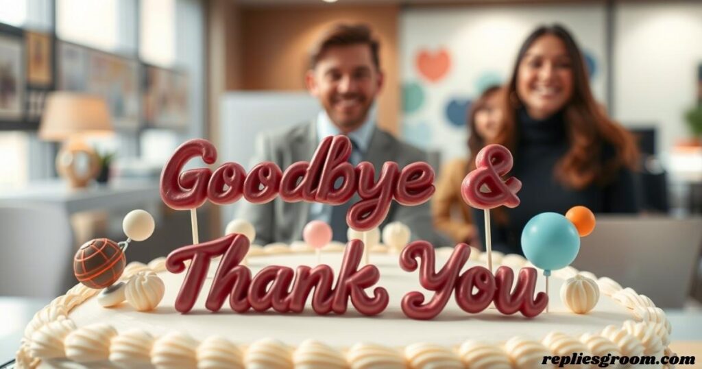 What To Write On A Cake for Farewell